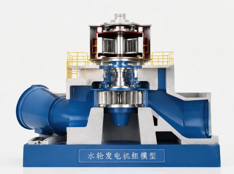 牡丹江水轮发电机组剖视模型